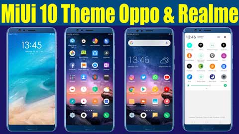 MIUI 10 theme for Oppo and realme