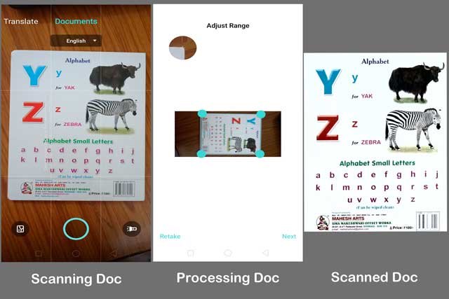how to scan documents in realme with scan doc