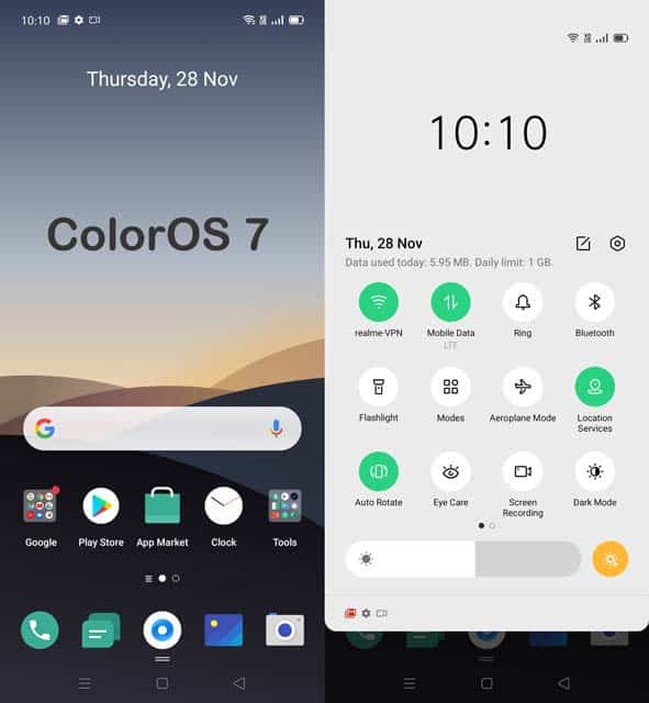 ColorOS 7 Update features & review
