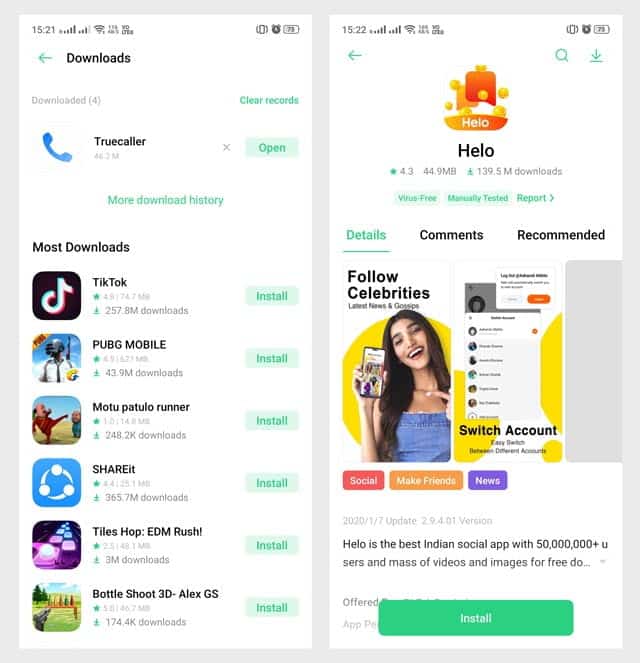 oppo app store download