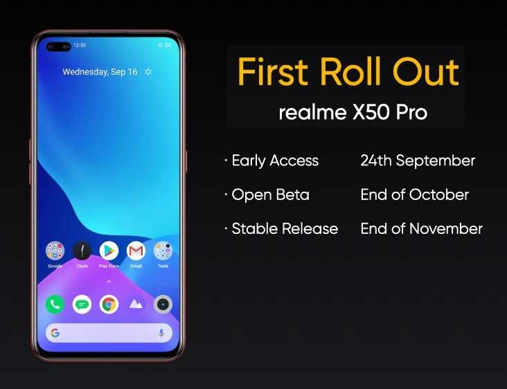 Realme X50 Pro first device with Realme UI 2.0