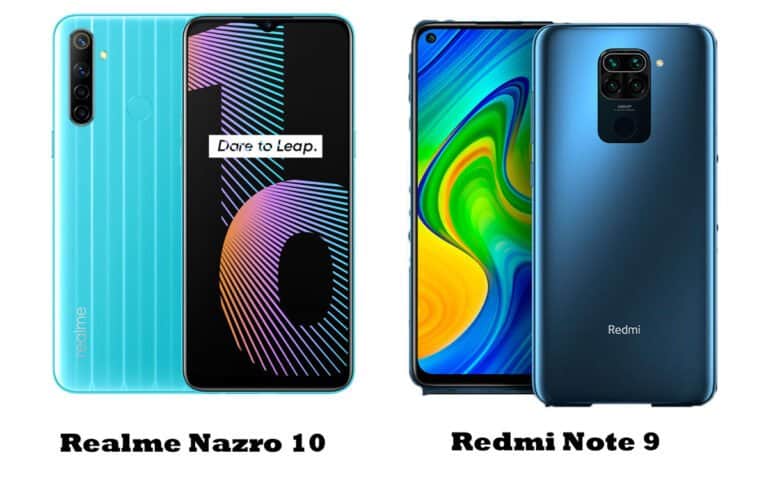 compare realme narzo 10 and redmi note 9 pro