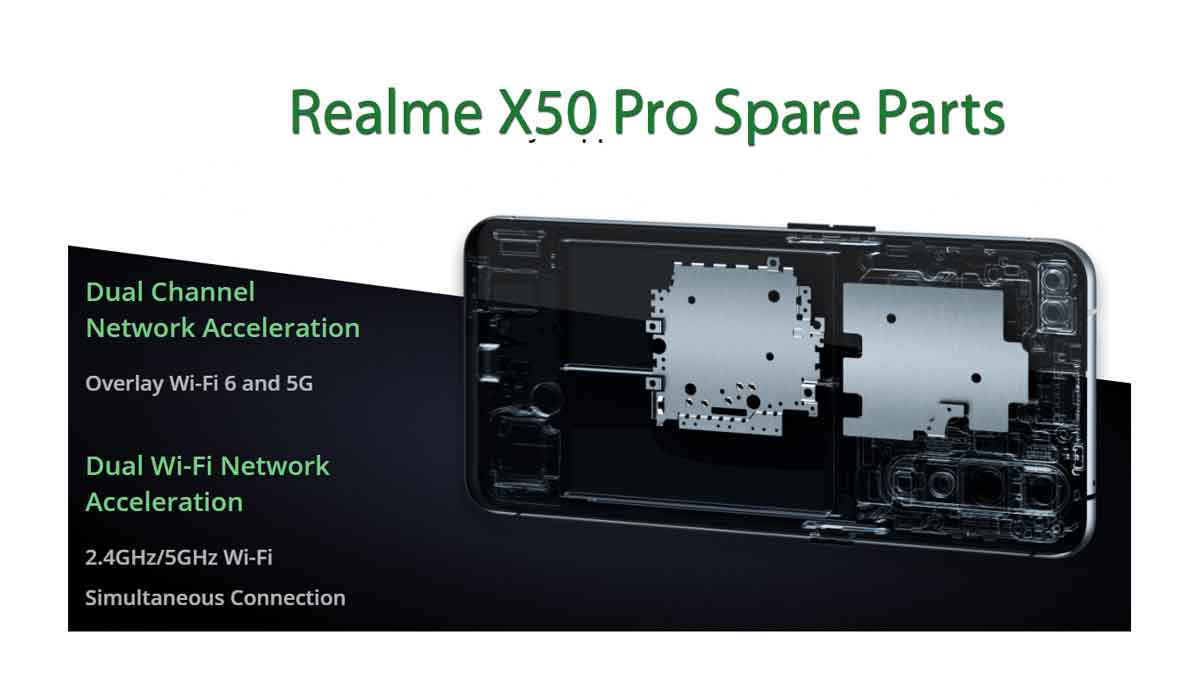 realme x50 pro spare parts price list