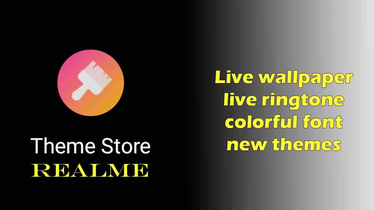 realme theme store new features